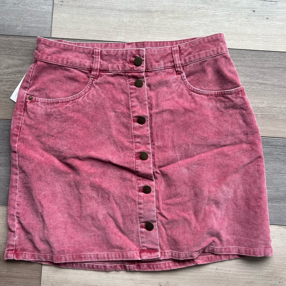 Pinkish purple Roxy jean skirt
